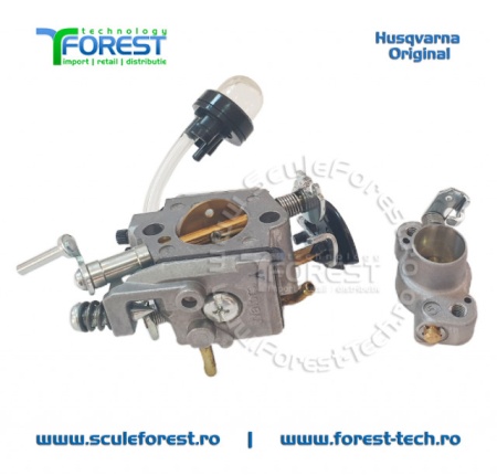 Carburator original model Walbro pentru drujba Husqvarna 130, 135 MarkII - Img 3