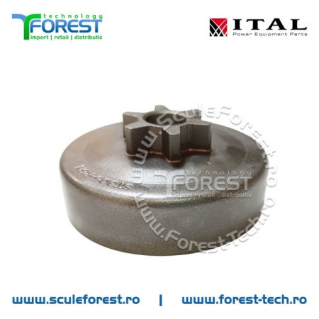 Carcasa ambreiaj compatibila pentru drujba Stihl 017, 018, MS170, MS180, MS230, MS250 cu pinion fix si rulment pas .3/8" - Img 2