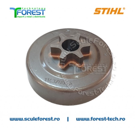 Carcasa ambreiaj originala pentru drujba Stihl MS231, MS231C, MS241C cu pinion fix pas .3/8" - Img 3