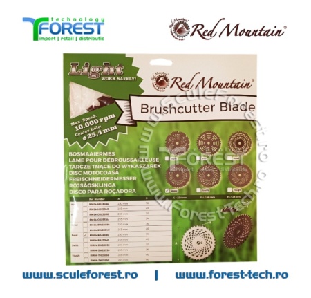 Disc (cutit) motocoasa BASIC VIDIA, arbusti 230mm 36dinti | SculeForest - Img 6