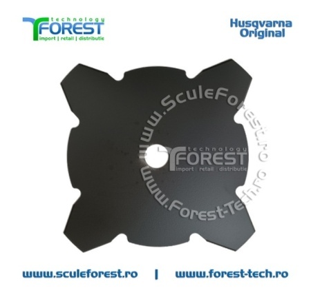 Disc (cutit) motocoasa Husqvarna Grass pt.iarba, 255mm, 4 cutite | SculeForest - Img 2