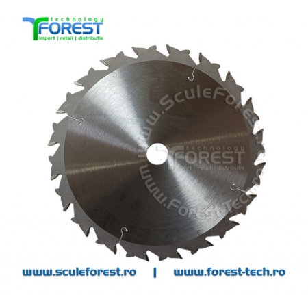 Disc (cutit) motocoasa VIDIA, arbusti 255mm 20dinti profil curb anti-recul | SculeForest - Img 2