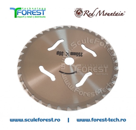 Disc (cutit) motocoasa VIDIA, arbusti 255mm 36dinti | SculeForest - Img 2