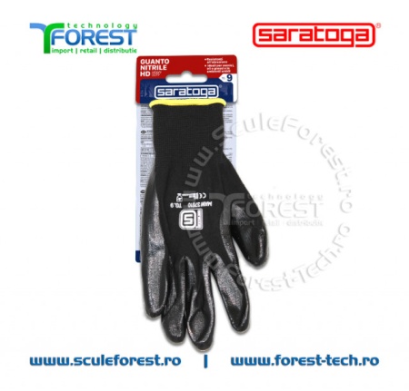 Manusi protectie HEAVY DUTY cu palma de nitril - marimea 8 - Img 3