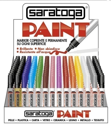 MARKER PAINT cu varf MEDIU culoarea ALBASTRU DESCHIS - Img 2