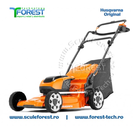 Masina de tuns gazonul cu acumulator Husqvarna LC 142i Li-Ion - 42cm fara baterie si fara incarcator | SculeForest.ro - Img 2