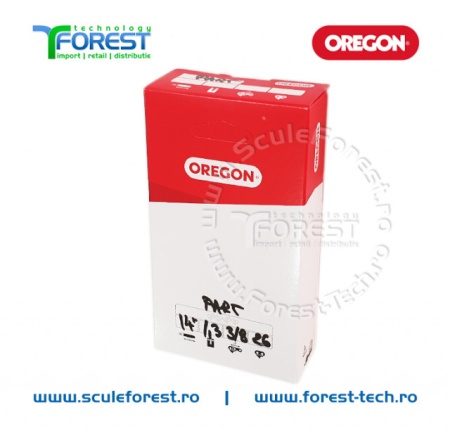 Pachet 3 lanturi drujba Oregon 14"(35cm), 26 dinti, pas 3/8, canal 1.3mm 91P - Img 4