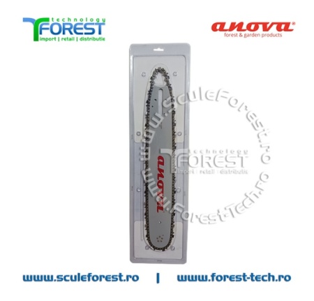 Pachet Anova sina 16" (40cm) pas 325 canal 1.6mm + 1 lant 33.5 dinti pas 325 canal 1.6 mm - Img 4