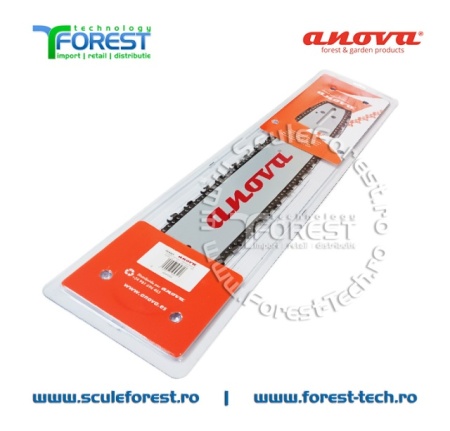 Pachet Anova sina 18" (45cm) pas 325 canal 1.5mm + 1 lant 36 dinti pas 325 canal 1.5 mm - Img 3