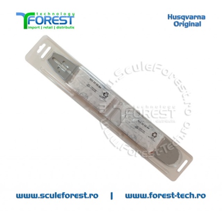 Pachet Husqvarna sina 15" X-FORCE (38cm) pas .325 canal 1.5mm + 2 lanturi 32dinti pas .325 canal 1.5mm - Img 2