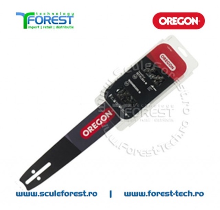 Pachet Oregon sina 18" (45cm) pas 325 canal 1.5mm + 2 lanturi 36 dinti pas 325 canal 1.5 - Img 2