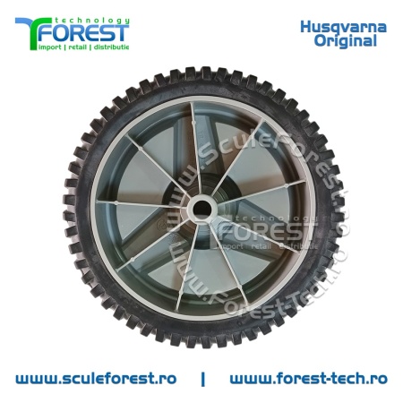 Roata fata originala pentru masina tuns gazon Husqvarna LC153, LC53 - Img 3