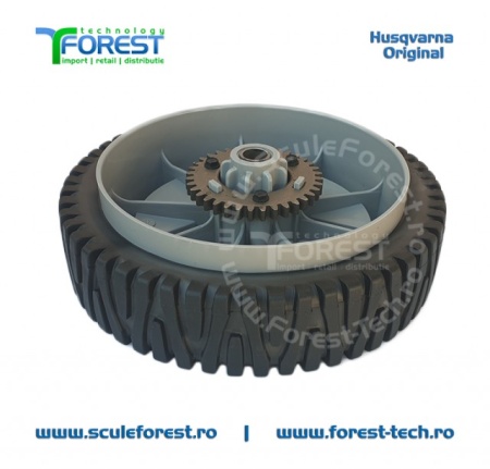 Roata spate originala pentru masina tuns gazon Husqvarna LC153S, LC356V - Img 2