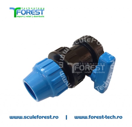 Robinet apa PEHD, mufa-filet interior, 25 x 3/4", PN 10 - Img 2