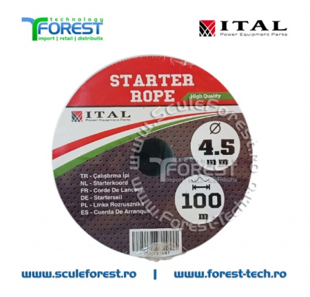 Rola snur starter ITAL 4.5mm x 100m - Img 2
