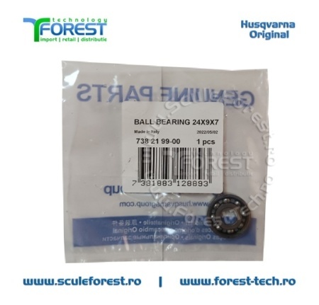 Rulment cu bile original la angrenaj unghiular motocoasa Husqvarna 135R, 232R, 325Rx, 333R, 323RII, 535RX - Img 6