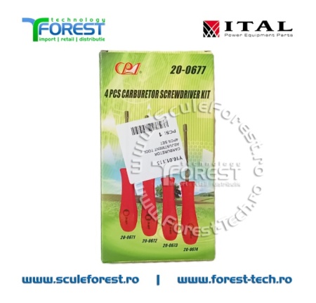 Set 4 surubelnite pentru reglaj carburatoare ITAL | SculeForest.ro - Img 6
