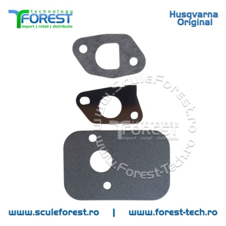 Set garnituri original pentru carburator motor Husqvarna HS123A, HS139A, HS166A - Img 3