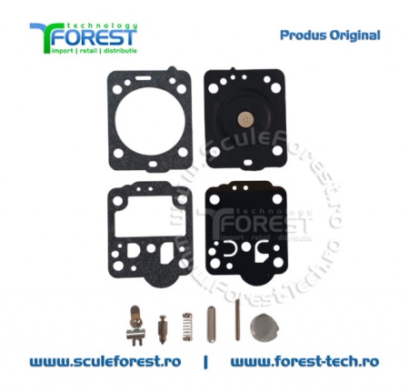 Set membrane carburator original drujba Husqvarna 120 MarkII, 235, 235e, 236, 240, 240e, Jonsered CS2234, CS2238, McCulloch CS340, CS380 - Img 2