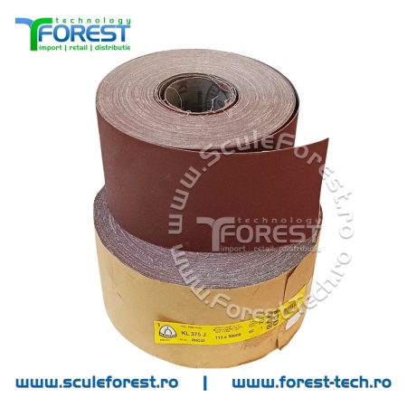 Smirghel Klingspor KL375J 115mm suport textil - granulatie 120 - metru liniar - Img 6
