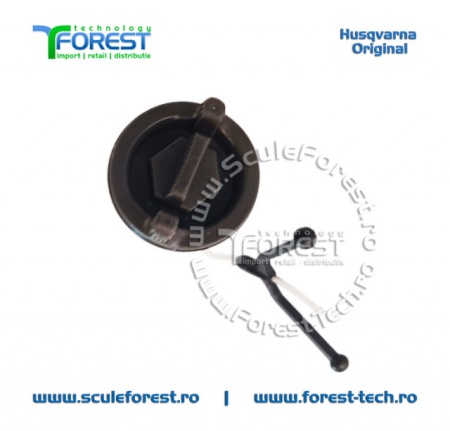 Buson rezervor ulei original pentru drujba Husqvarna 34, 41, 51, 55, 136, 137, 141, 142, 254, 262XP - Img 4