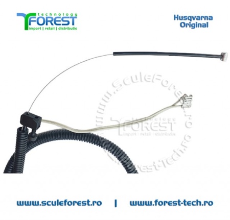 Cablu acceleratie complet original pentru motocoasa Husqvarna 545RX, 545RXT, 545FX, 545FXT - Img 2