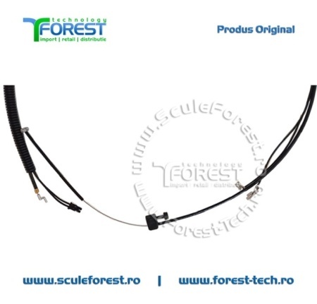 Cablu acceleratie original complet pentru motocoasa Husqvarna 129R, 325R - Img 3