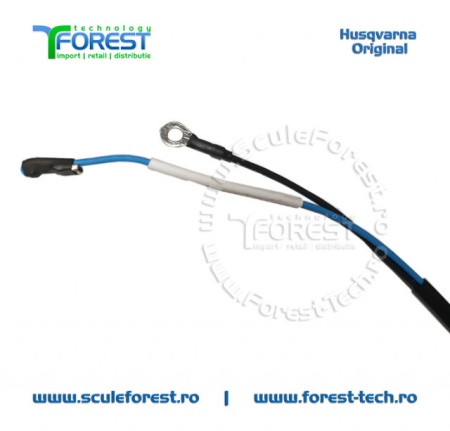 Cablu electric asamblat original pentru drujba Husqvarna 135, 140, 435, 435e, 440, 440e, Jonsered CS2240, CS2240S - Img 2