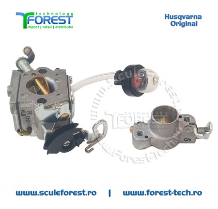 Carburator original model Walbro pentru drujba Husqvarna 130, 135 MarkII - Img 4