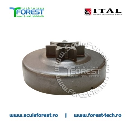 Carcasa ambreiaj compatibila pentru drujba Stihl 044, 046, MS382, MS440, MS441, MS460, MS462 cu pinion fix si rulment pas .3/8" - Img 3