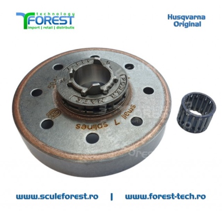 Carcasa ambreiaj originala pentru drujba Husqvarna 545, 550XP, 555, 560XP, 562XP, Jonsered CS2252, CS2253 cu sproket si rulment pas .325" - Img 5