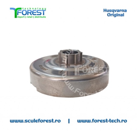 Carcasa ambreiaj originala pentru drujba Husqvarna 565, 572XP cu sproket si rulment pas .3/8" - Img 3