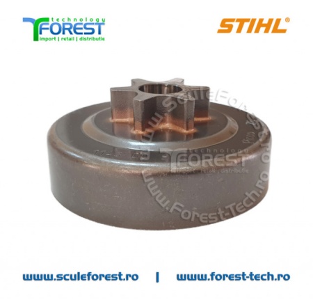 Carcasa ambreiaj originala pentru drujba Stihl MS231, MS231C, MS241C cu pinion fix pas .3/8" - Img 4