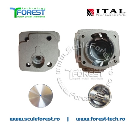 Cilindru compatibil drujba Husqvarna 365, Jonsered CS 2165 - iesire patrata - Img 4