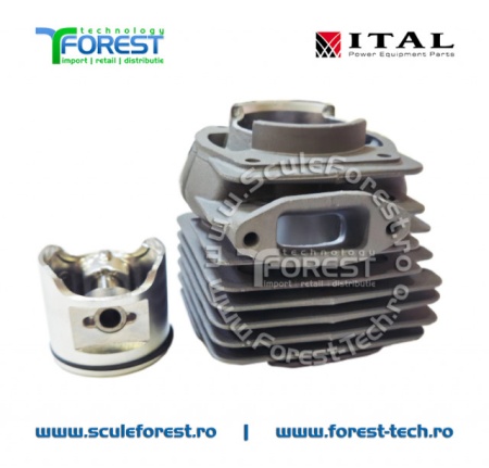 Cilindru compatibil drujba Husqvarna 365, Jonsered CS2165 - iesire rotunda - Img 2