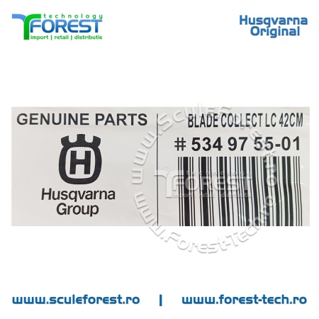 Cutit original pentru masina de tuns gazonul Husqvarna LC142i, LC142iS - 420mm - Img 9