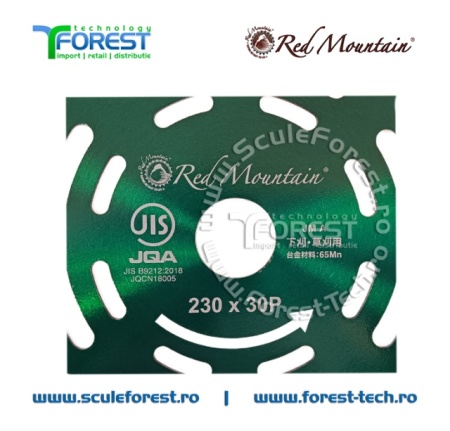 Disc (cutit) motocoasa ECO VIDIA, arbusti 230mm 30dinti | SculeForest - Img 5