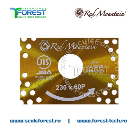 Disc (cutit) motocoasa TOUGH VIDIA, arbusti 230mm 60dinti | SculeForest - Img 5
