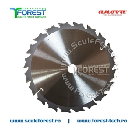 Disc (cutit) motocoasa VIDIA Anova, arbusti 255mm 20 dinti profil curb anti-recul | SculeForest - Img 2