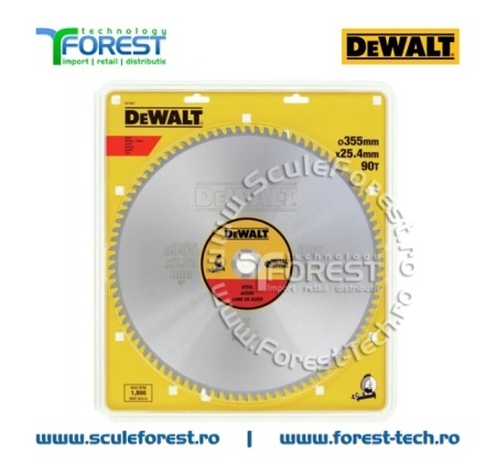 Disc DeWalt DT1927 pentru fierastrau circular 355 mm, 90 dinti, pentru taiere otel, seria Extreme - Img 2