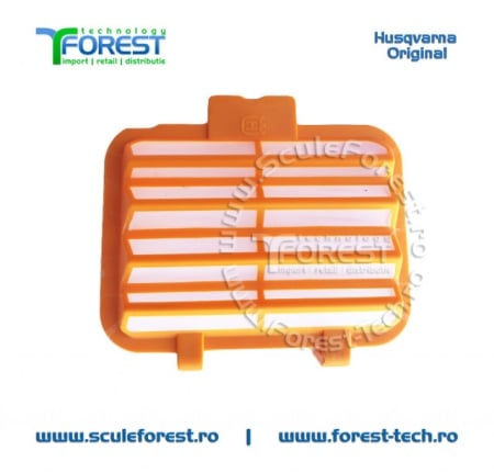 Filtru aer cu sita din plastic original pentru drujba Husqvarna 130, 135 Mark II - Img 2