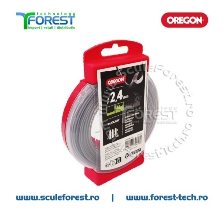 Fir motocoasa (damil) 2.4mm rola 15m Oregon DuoLine - Img 4
