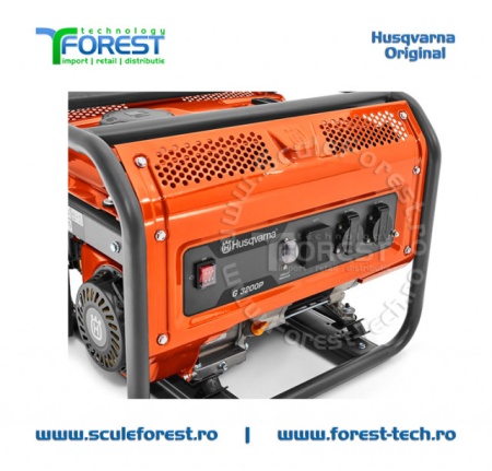 Generator curent monofazic 2.0kW Husqvarna G2500P, benzina - Img 6