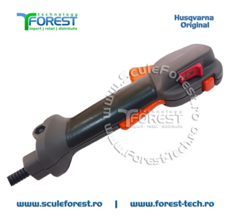 Maner acceleratie complet original cu cabluri pentru motocoasa Husqvarna 545RX - Img 5