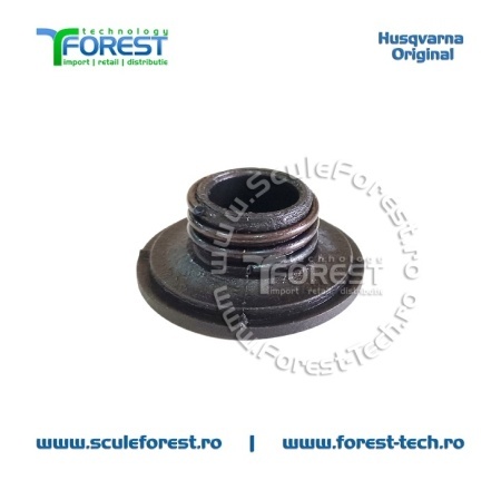Melc ulei (pinion) original pentru pompa ulei drujba Husqvarna 445, 450S, 450X - Img 5