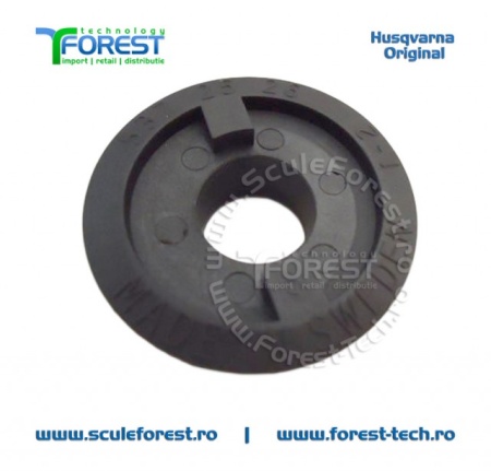 Melc ulei (pinion) original pentru pompa ulei drujba Husqvarna 455 Rancher, 460 Rancher - Img 4