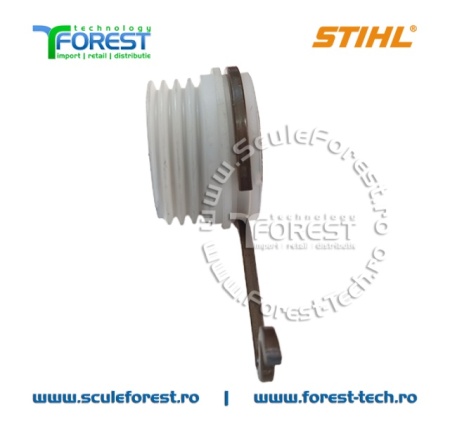 Melc ulei (pinion) original pentru pompa ulei drujba Stihl MS651, MS661, MS661C - Img 2