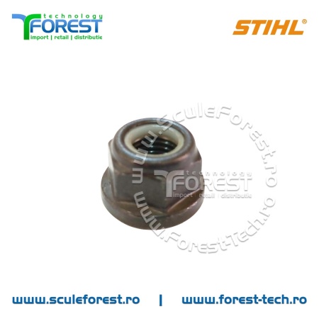 Piulita blocare originala pentru motocoasa Stihl cu diametrul M12 - Img 5
