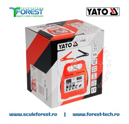 Redresor auto YATO, 6/12V, 8A, 5 - 200Ah - Img 2