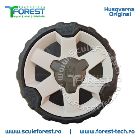 Roata fata originala pentru masina tuns gazon Husqvarna LC151, LC151S, LC356V, LC356VP, LC153S - Img 3